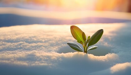 Morning Glow on Green Beginnings