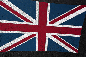 Fototapeta premium Drapeau de Grande-Bretagne 