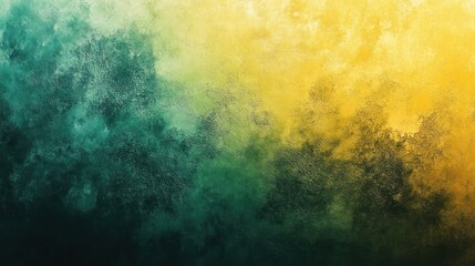 Obraz premium Abstract Green and Gold Watercolor Texture