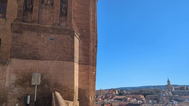 Tarazona captivating footage. A stunning look at spain heritage. Perfect for travel enthusiasts and history lovers. Visualize your next adventure here.