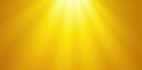 Obraz premium Sunbeam illuminates a bright yellow background, background, highlight, optical accentuation