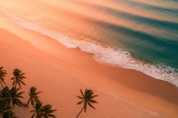 Aerial view of beach