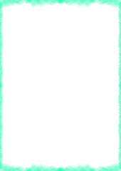 A4 frame, green border