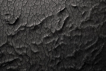 Dark dry and cracked background and texture. Image created with AI