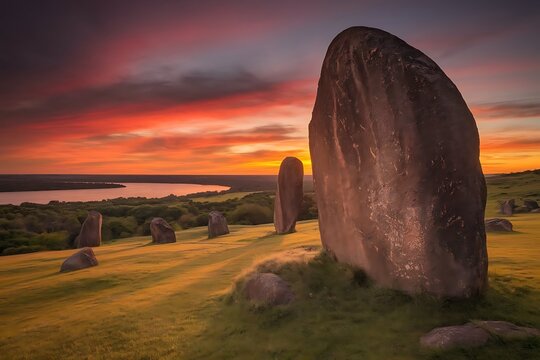Millennial giant stones in the Iona natural park. Angola. Cunene.
