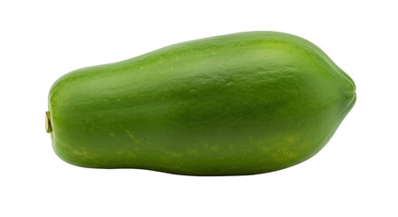 Isolated whole papaya