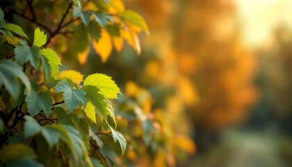 Golden Hour Autumn Foliage Transition