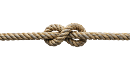 Isolated rope knot