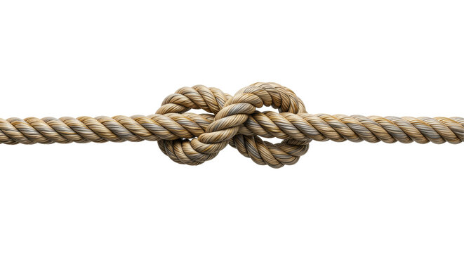 Isolated rope knot