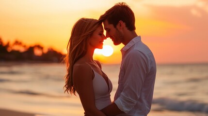 Summer sunset romance beach natural light photography tropical environment intimate viewpoint