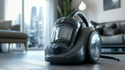 Gone are the days of messy bags—this high-performance bagless vacuum boasts strong suction and easy-empty convenience, all in a streamlined silhouette.
