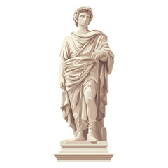 Classic statue illustration sculpture art vector
