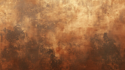 Fototapeta premium Warm Copper Brushed Metal with Rustic Texture