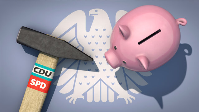 Schuldenpolitik statt Schuldenbremse von CDU und SPD