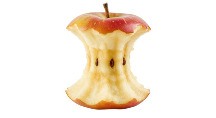 Isolated Apple Core