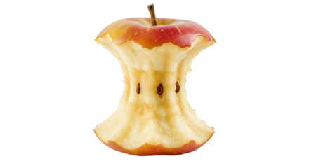Isolated Apple Core