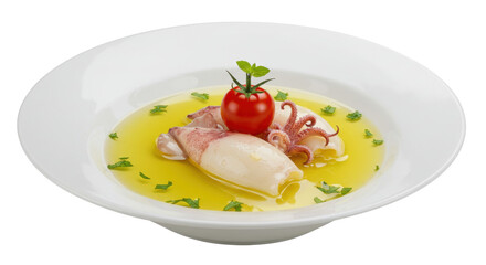 Isolated Calamari Dish