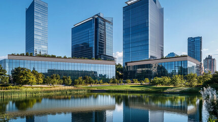 modern office building