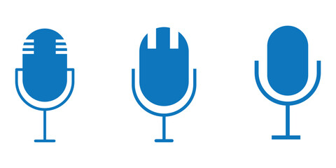 Microphone icon on  Microphone symbol. Isolated. icons for web and mobile app. Vector  EPS 10 