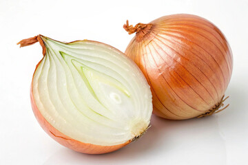 Fototapeta premium onion isolated on a white background