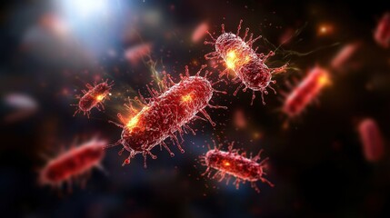 High-Resolution Microscopic View of Bacterial Cells in a Gigapixel Format for Scientific and Educational Use