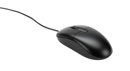 Isolated Computer Mouse