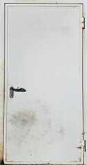 metal wooden door