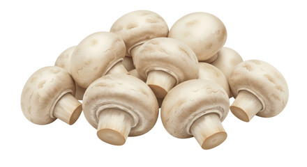 Isolated Mushrooms