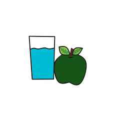 green apple juice