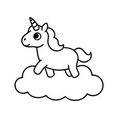 coloring page horse