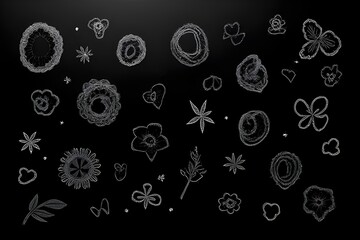 seamless pattern with flowers