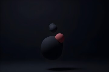 bowling ball on black