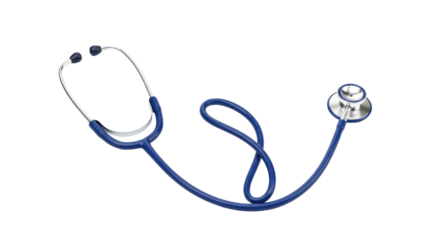 Isolated Blue Stethoscope