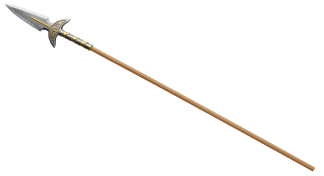 Isolated Spear Weapon