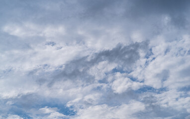 Fototapeta premium 見上げると美しい曇り空