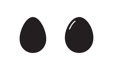 black and white easter eggs