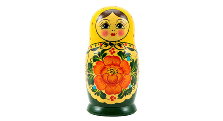 Isolated Matryoshka Doll