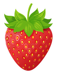 Obraz premium strawberry isolated on white background