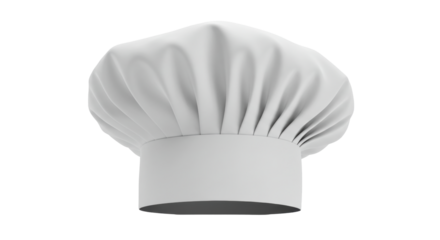 Isolated White Chef's Hat