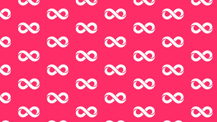 seamless pattern with infinity pink