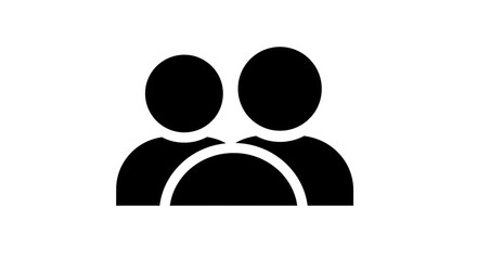 Isolated Group Icon