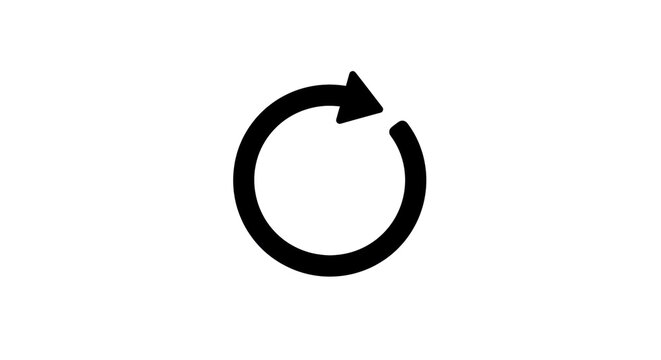 Isolated Reload Icon