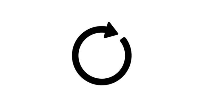 Isolated Reload Icon