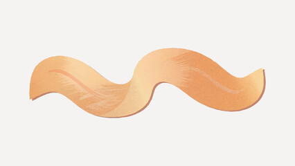 beige paper banner illustration vector