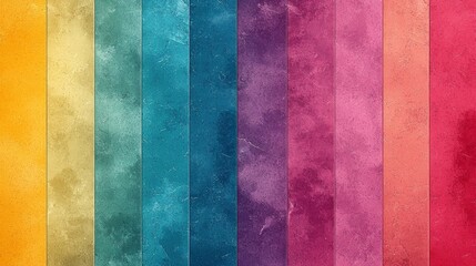 Vibrant Rainbow Hues Textured Background Vertical Stripes Design