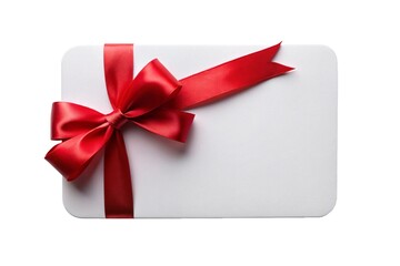 red gift box with ribbon