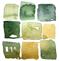 watercolor abstract, pattern, square, cube