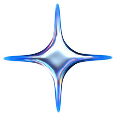 3d render of a star.  Vector illustration star