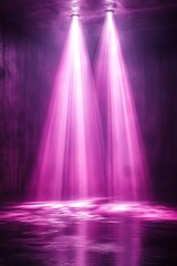 Purple Stage Lighting Effect