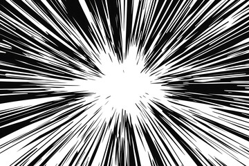 Radial lines burst, abstract background